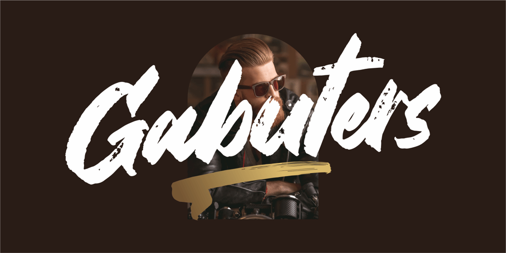 Gabuters font