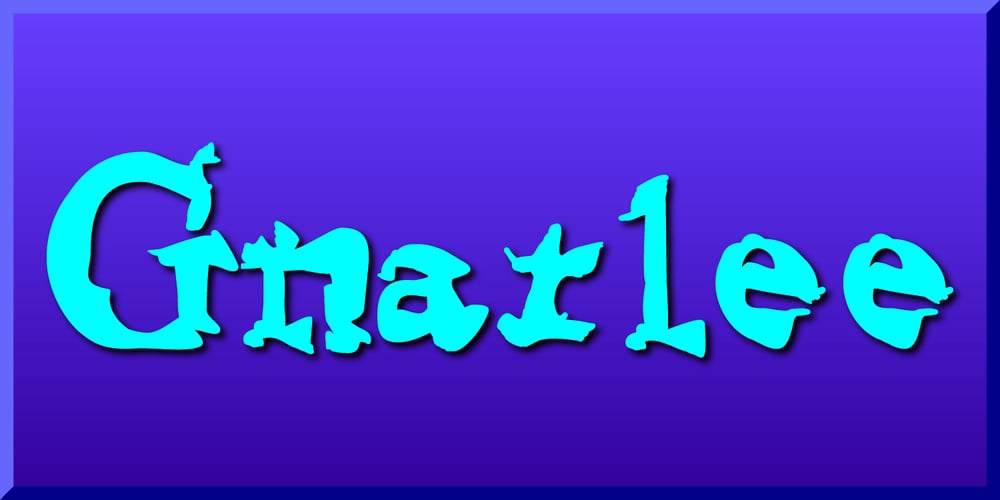 Gnarlee font
