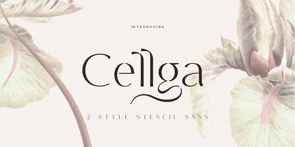 Cellga font