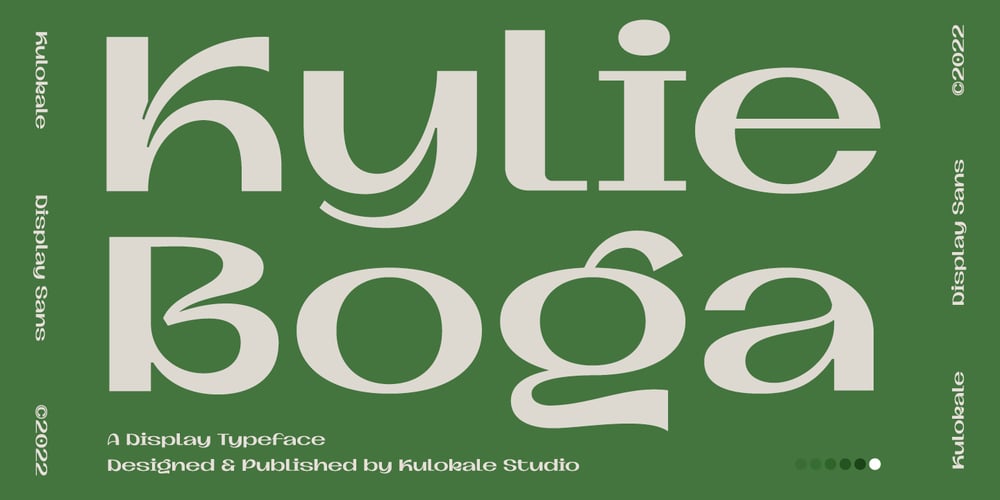 Kylie Boga font