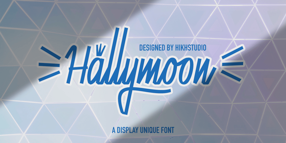 Hallymoon font