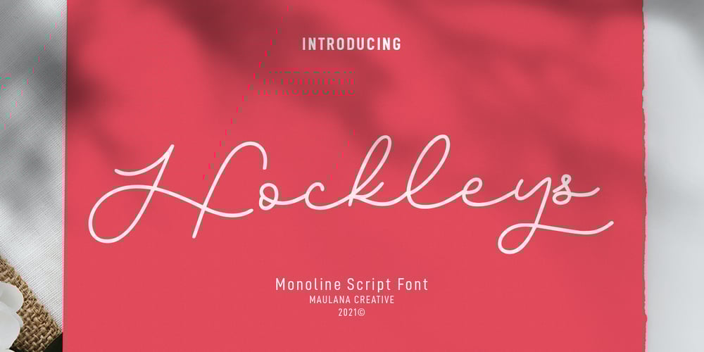 Hockleys font