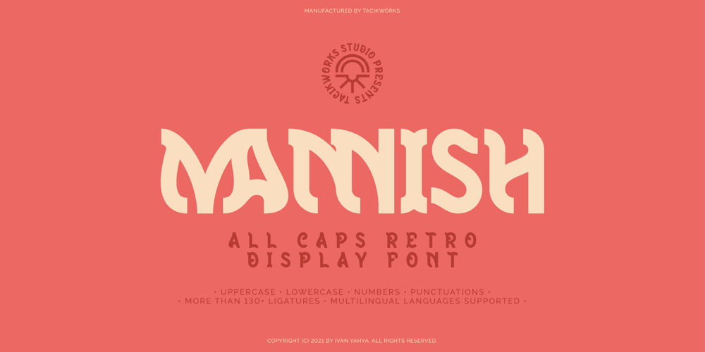 Mannish font