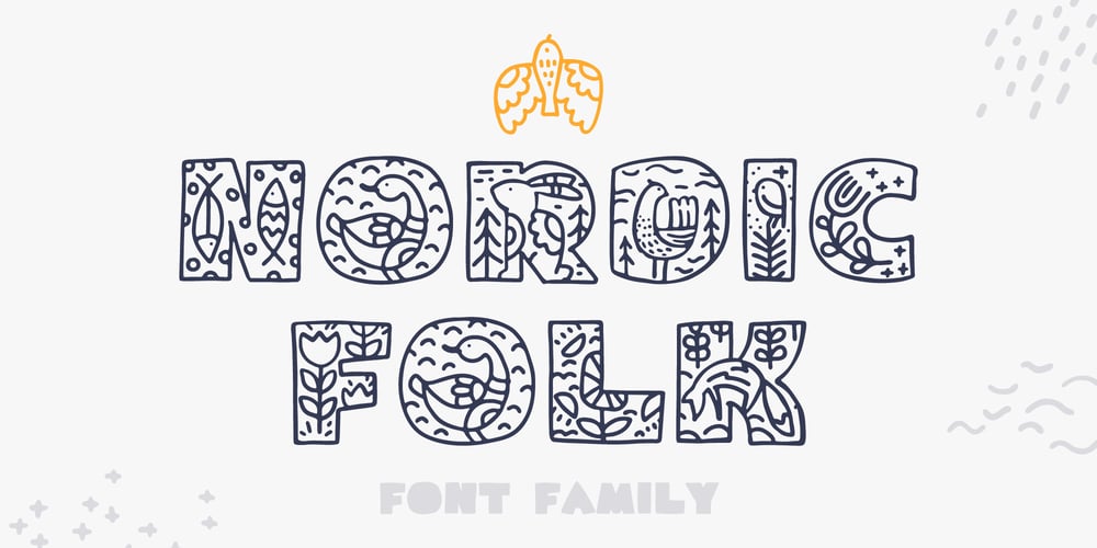 Nordic Folk font