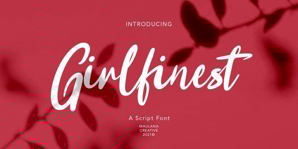 Girlfinest font