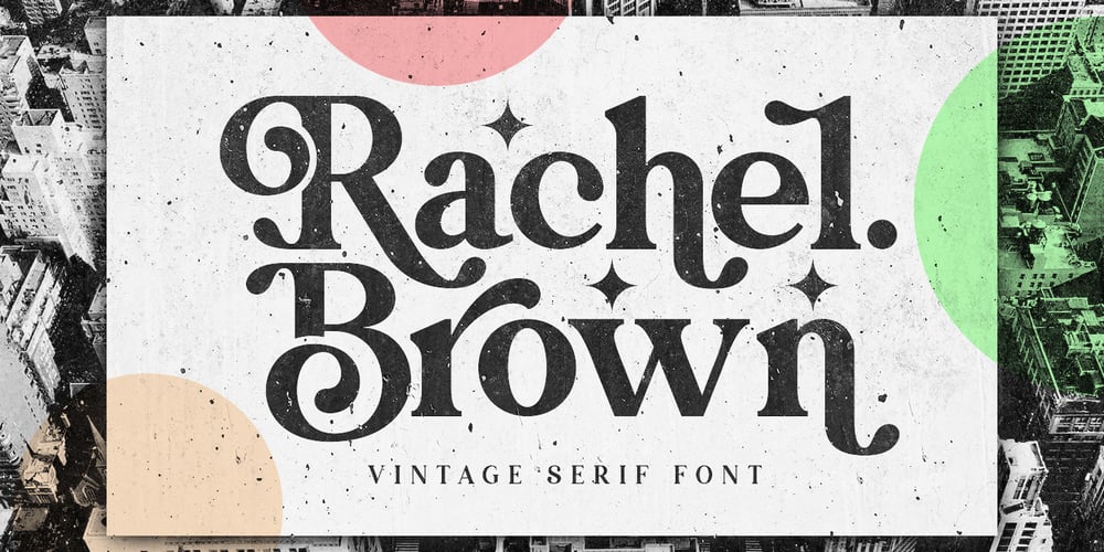 Rachel Brown font