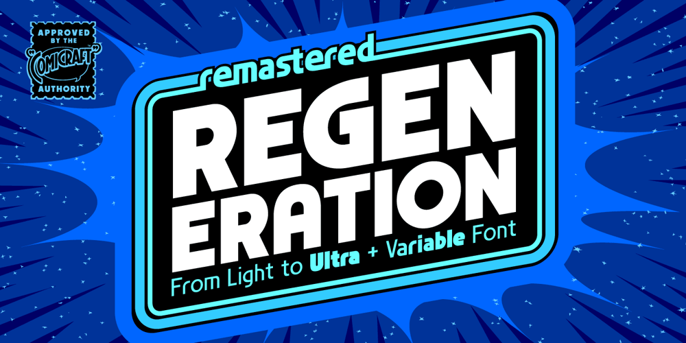 Regeneration font