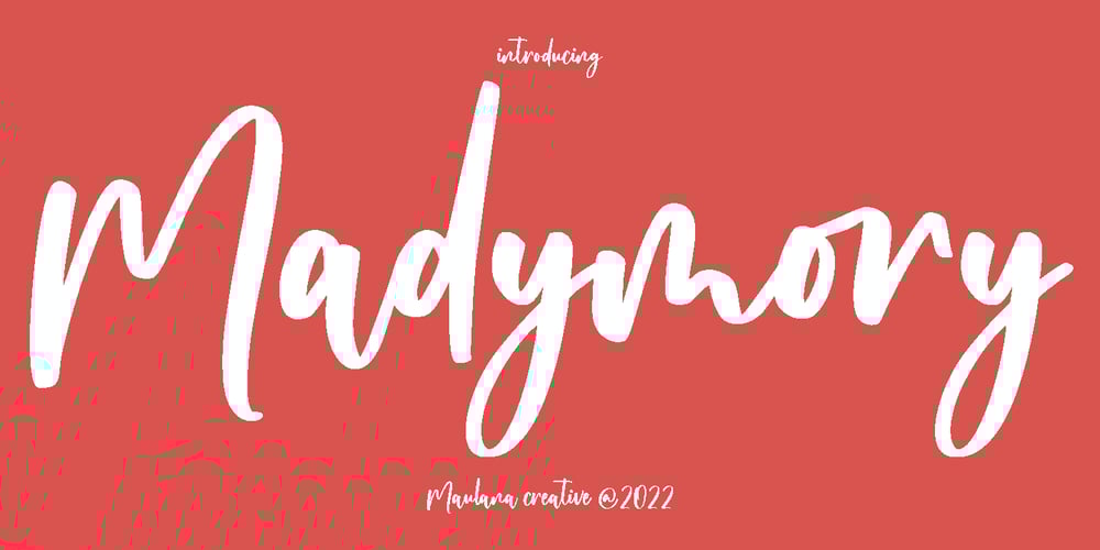 Madymory font