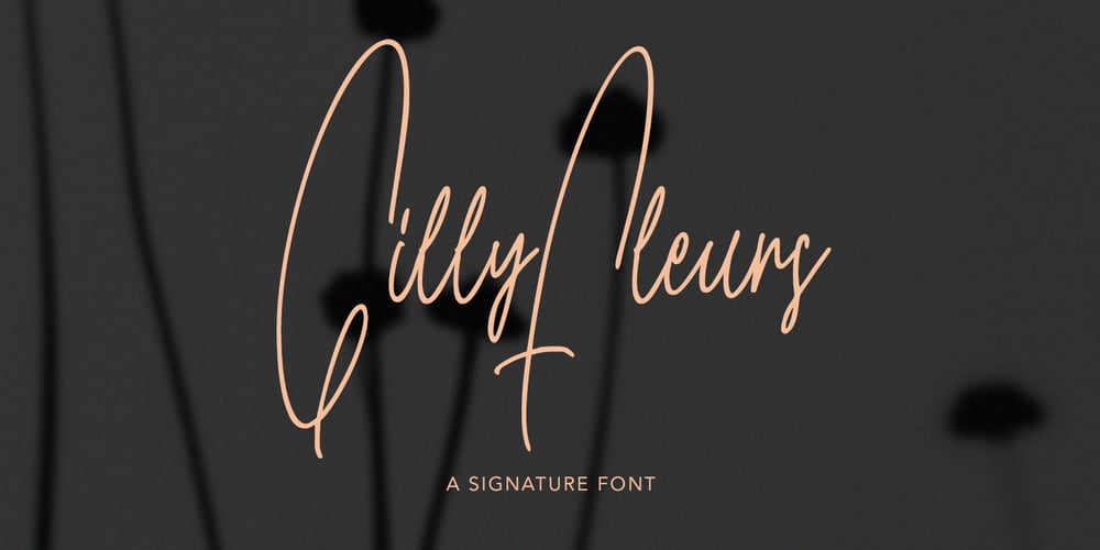 Gilly Fleurs font