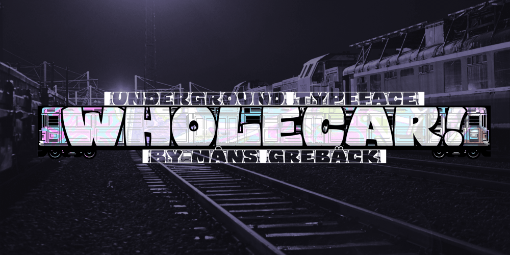 Wholecar font