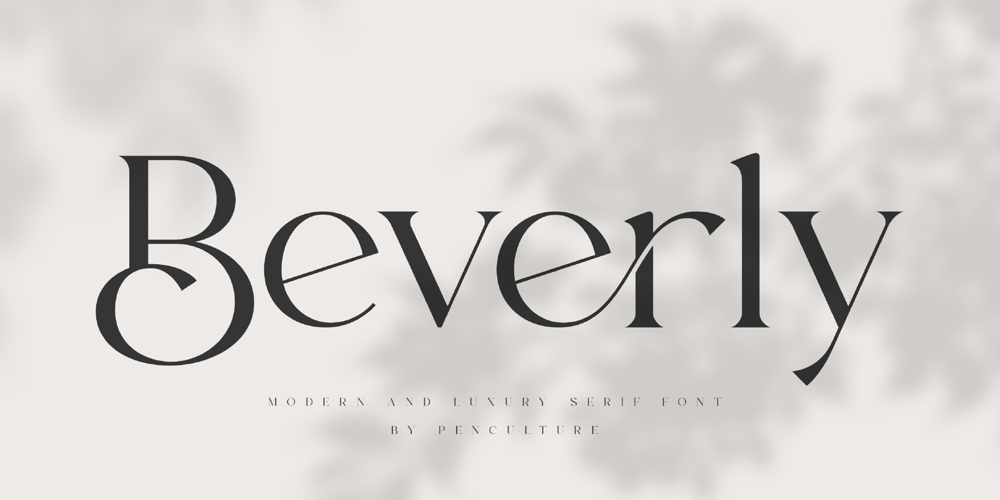 Beverly font