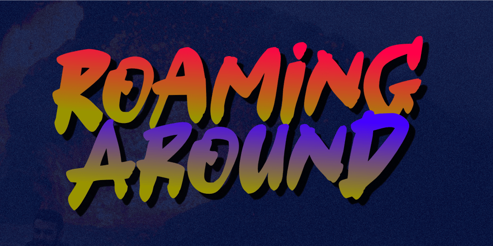 Roaming Around font