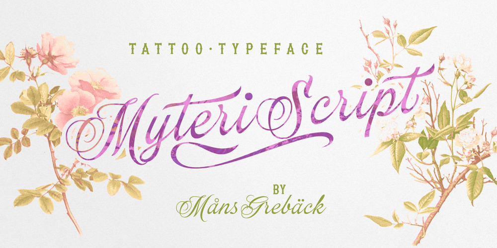Myteri Script font