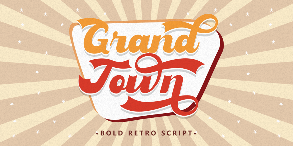 Grandtown font