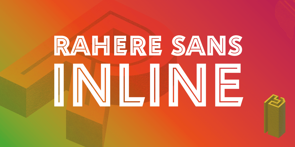 Rahere Sans Inline font