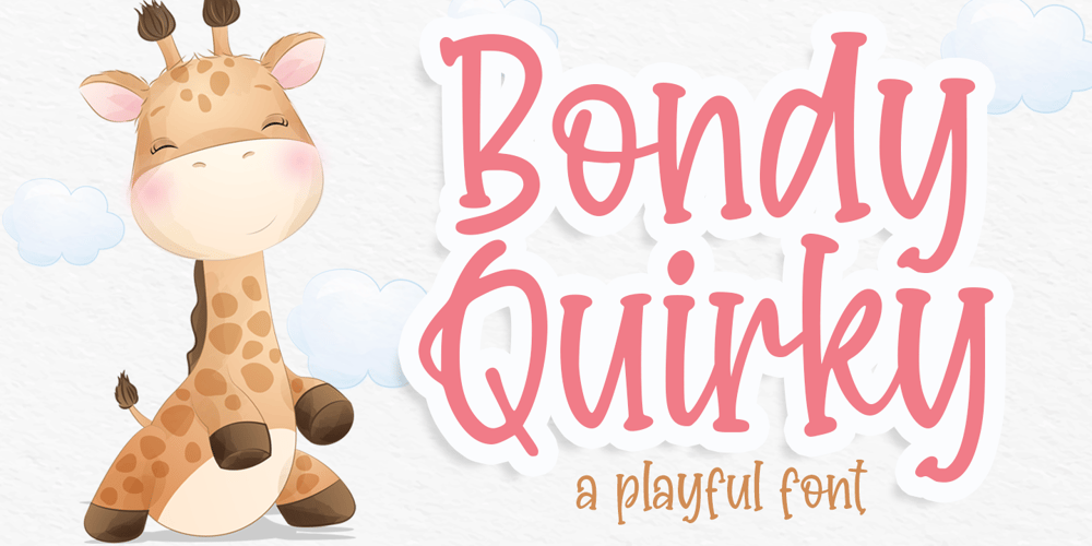 Bondy Quirky font