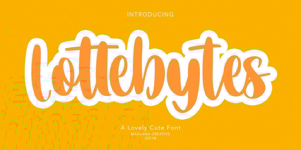 Lottebytes font