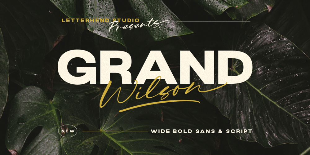 Grand Wilson font