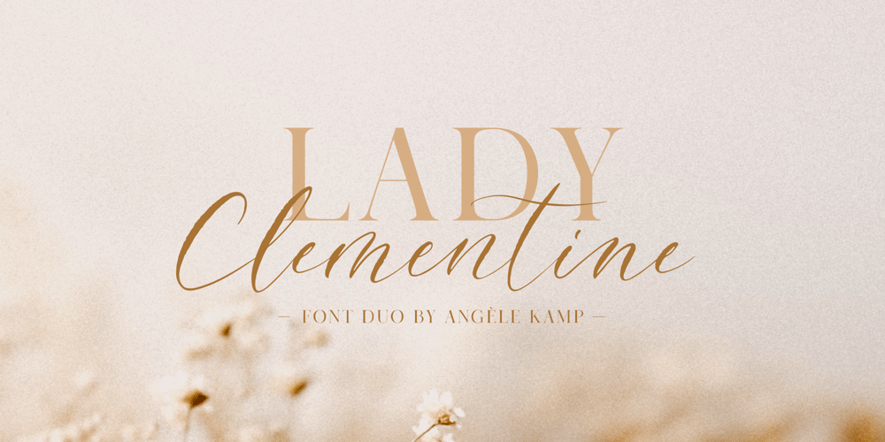 Lady Clementine font