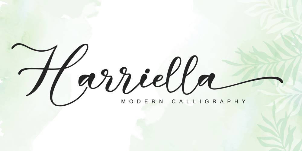 Harriella font