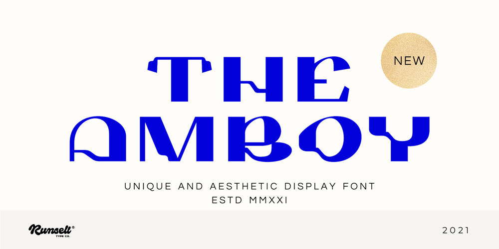 The Amboy font