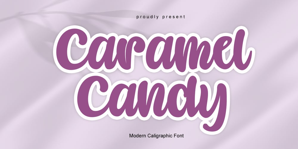 Caramel Candy font
