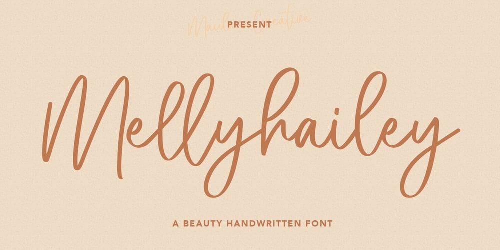 Melly Hailey font