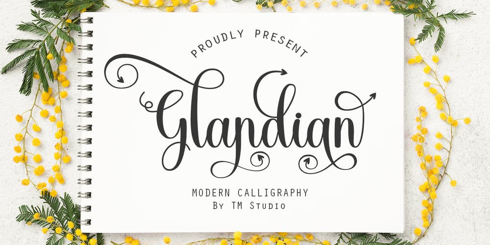 Glandian font