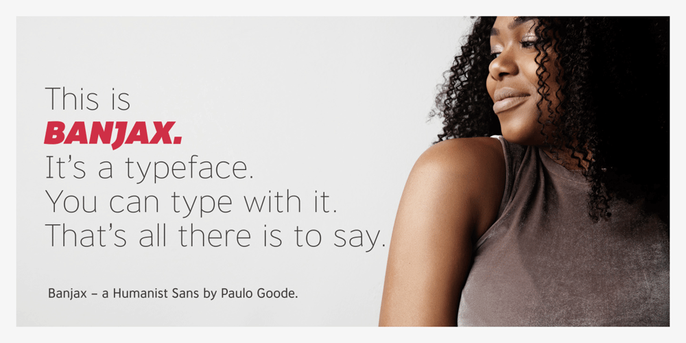 Banjax font