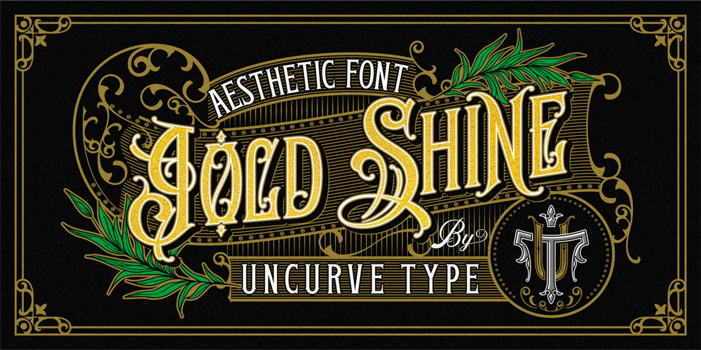 Goldshine font