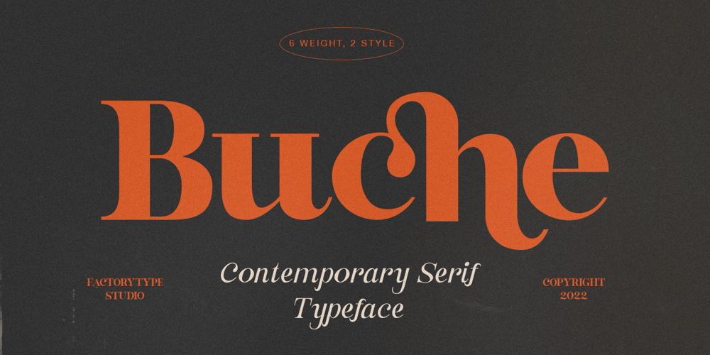 Buche font