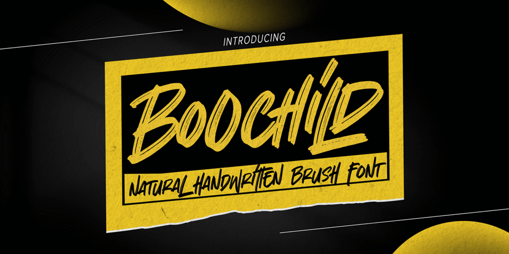 Boochild font