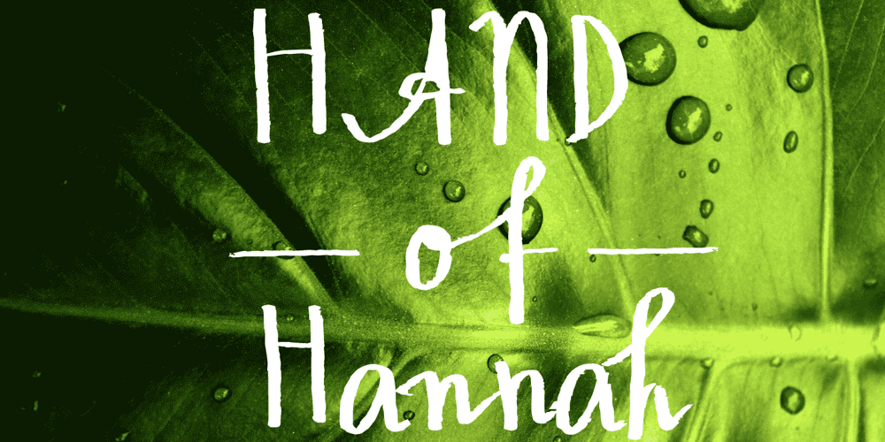 Hand of Hannah font