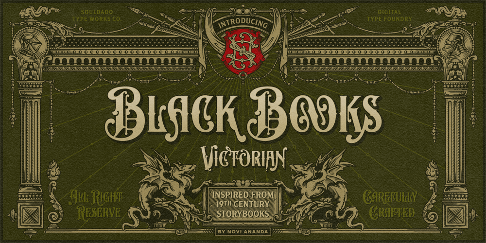 NS Blackbooks Victorian font