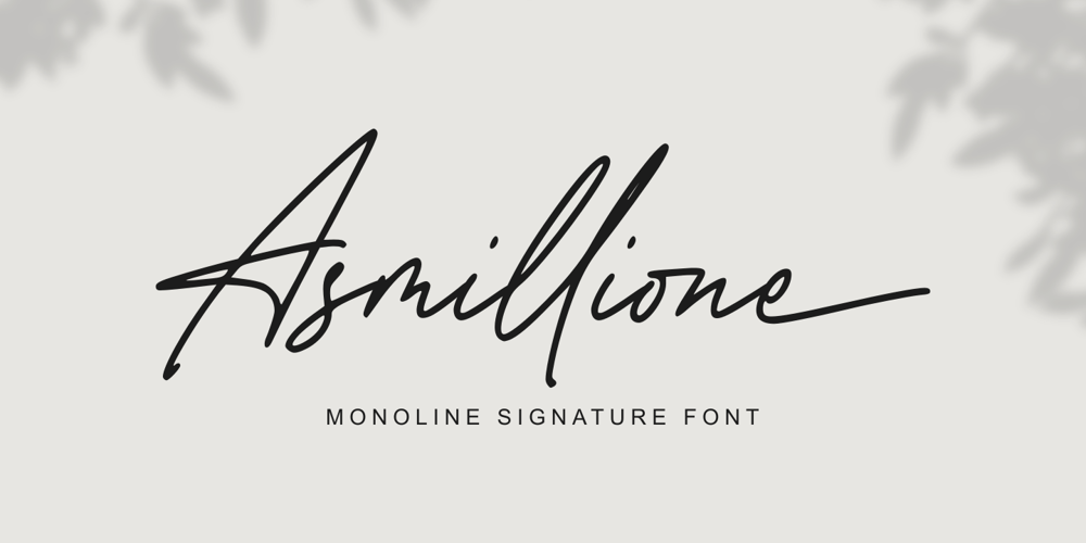 Asmillione font