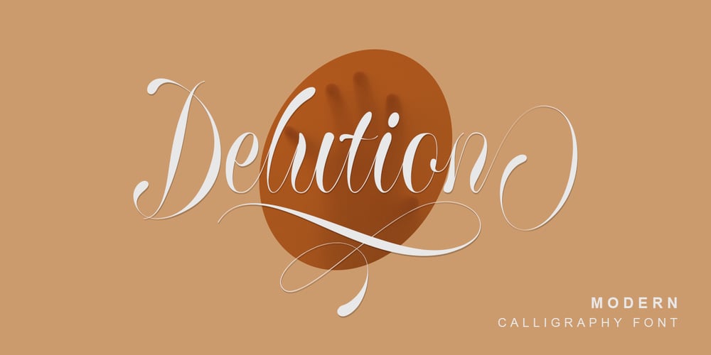 Delution font