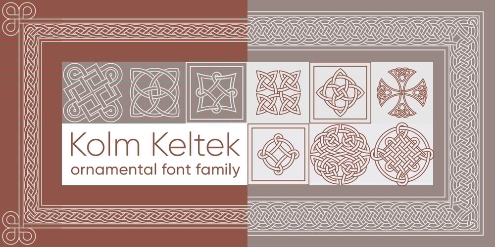 Kolm Keltek font
