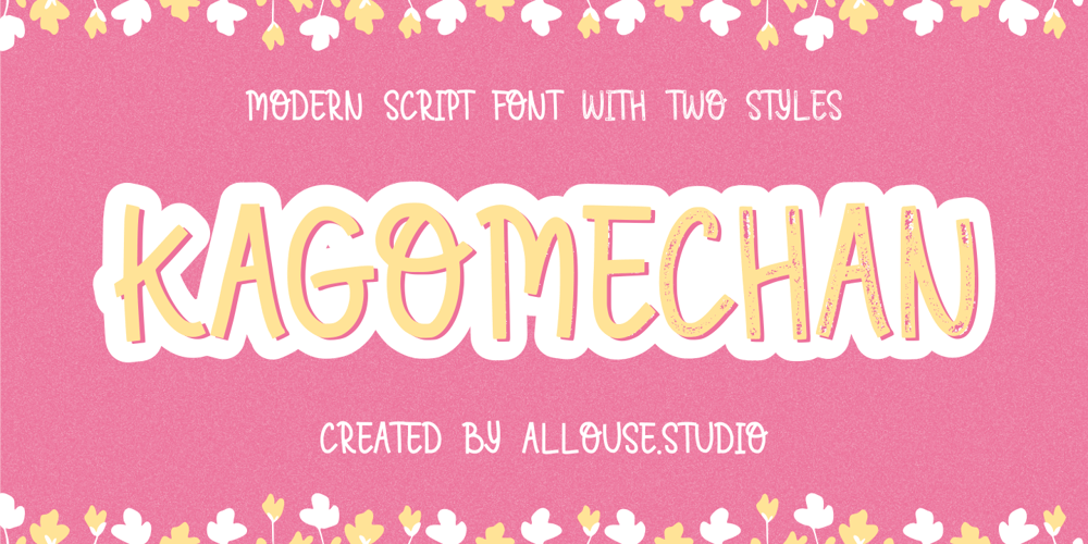Kagomechan font