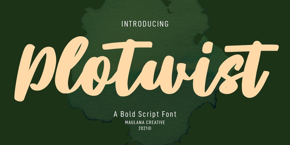 Plotwist font