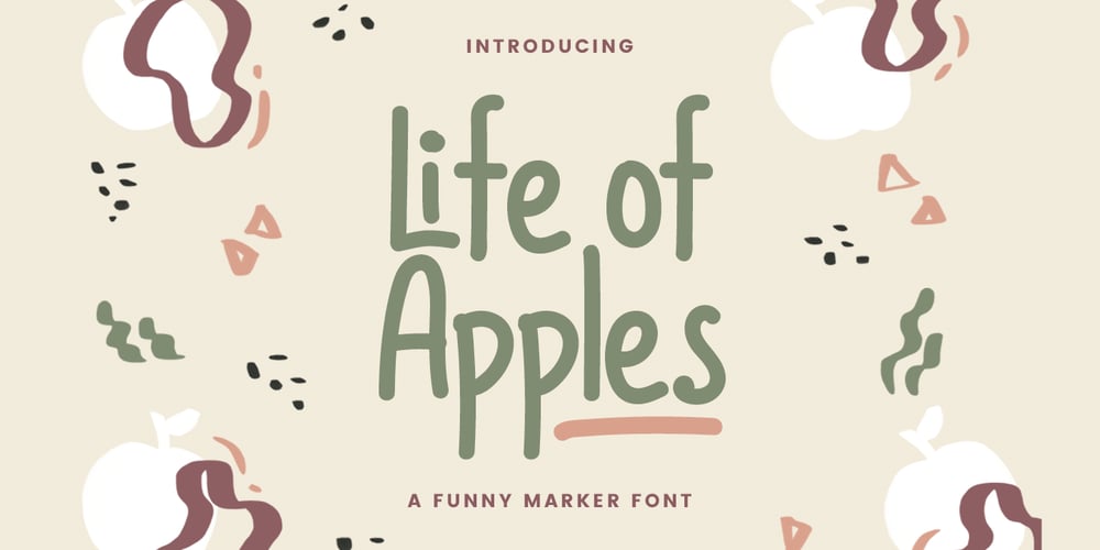 Life Of Apple font