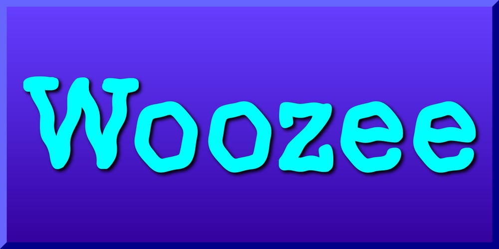 Woozee font