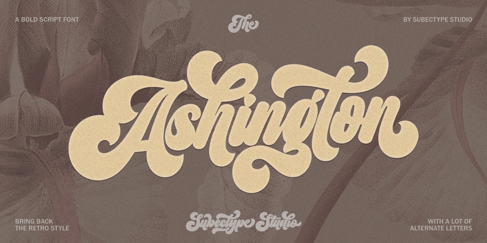 Ashington font