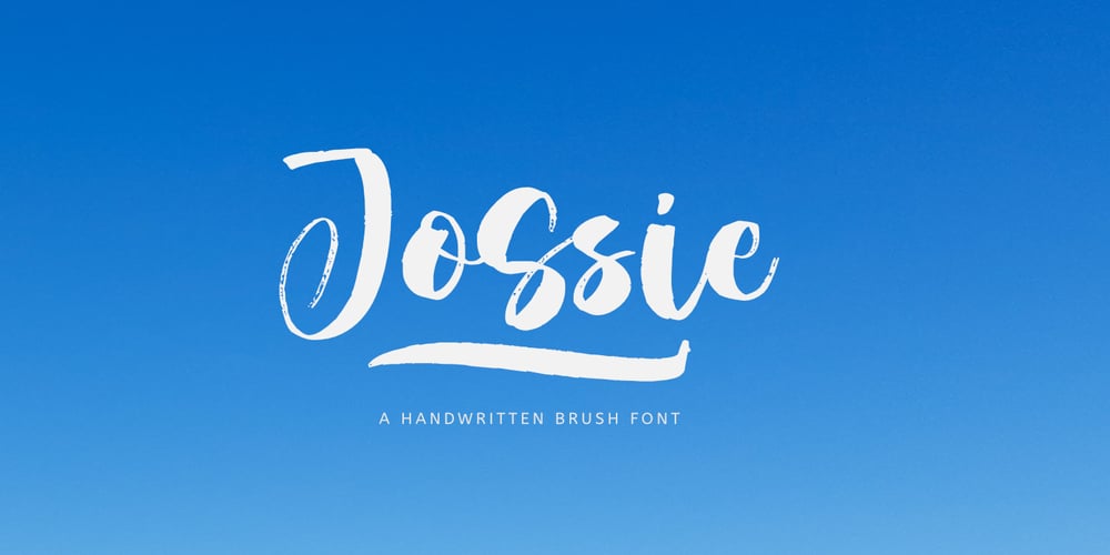 Jossie font