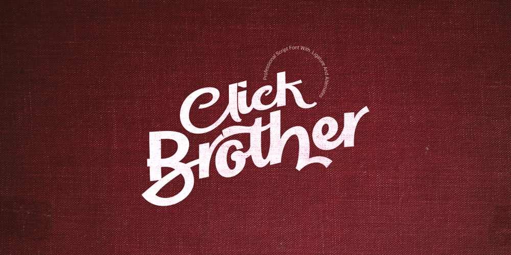 Click Brother font