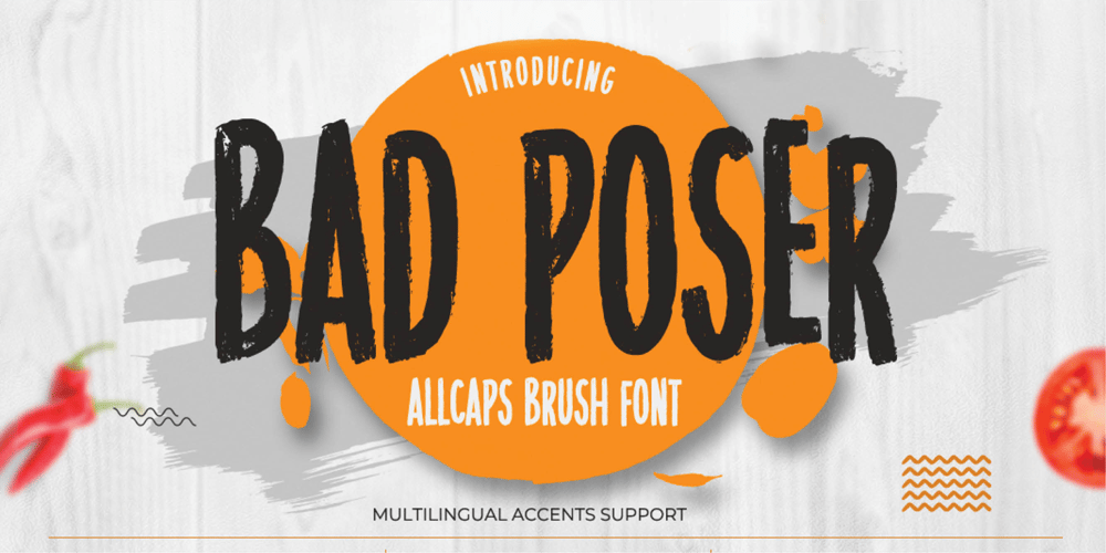 Bad Poser font