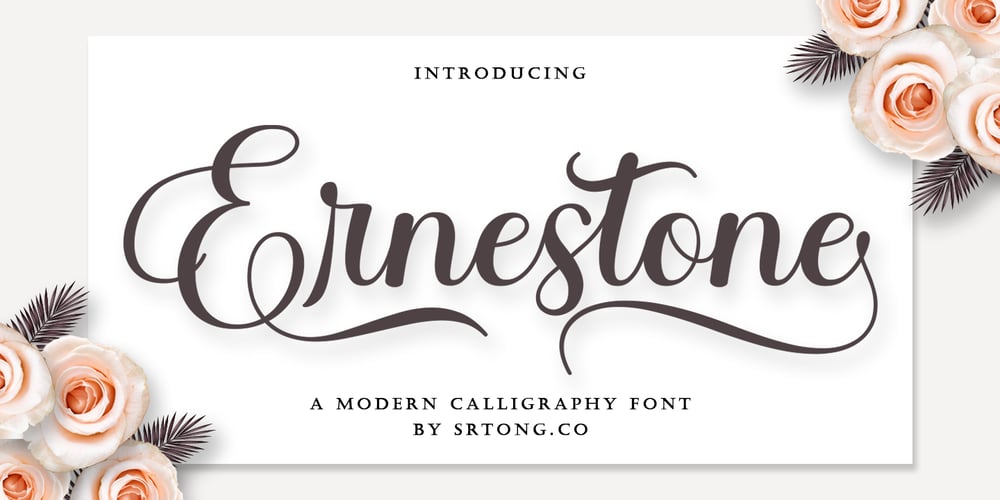 Ernestone Script font