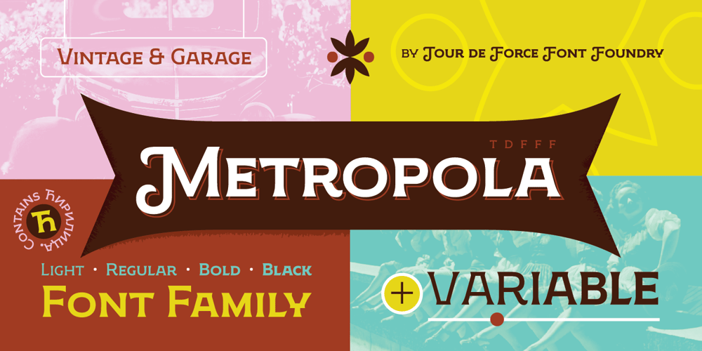 Metropola font