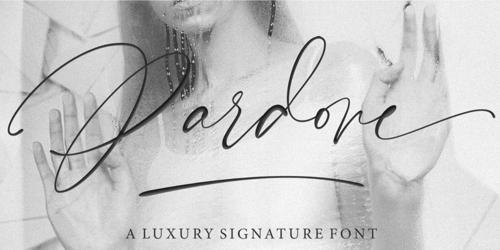 Pardone font