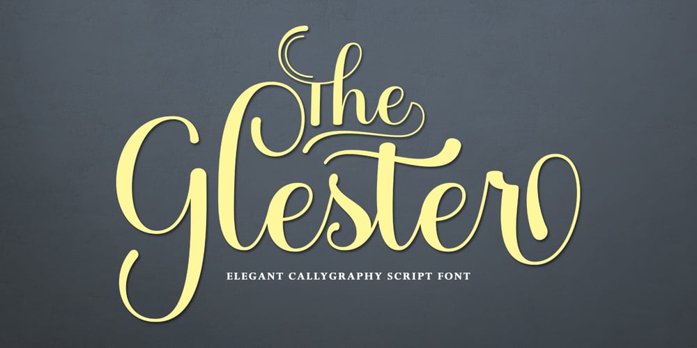 The Glester font