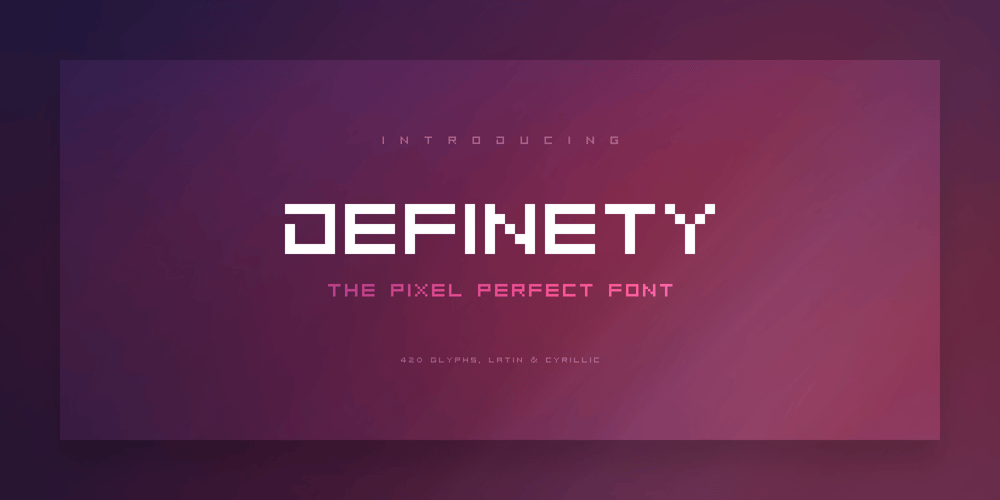 Definety font